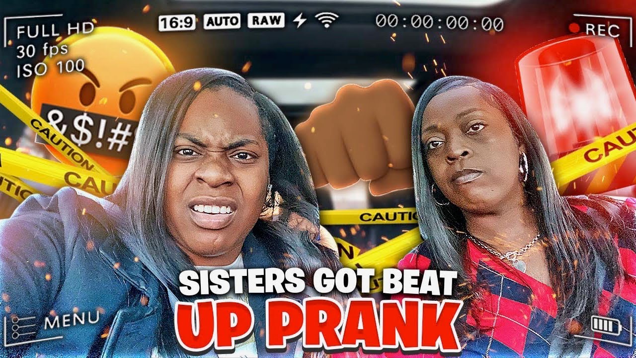 SISTERS GOT BEAT UP PRANK ON MOM (HILARIOUS)