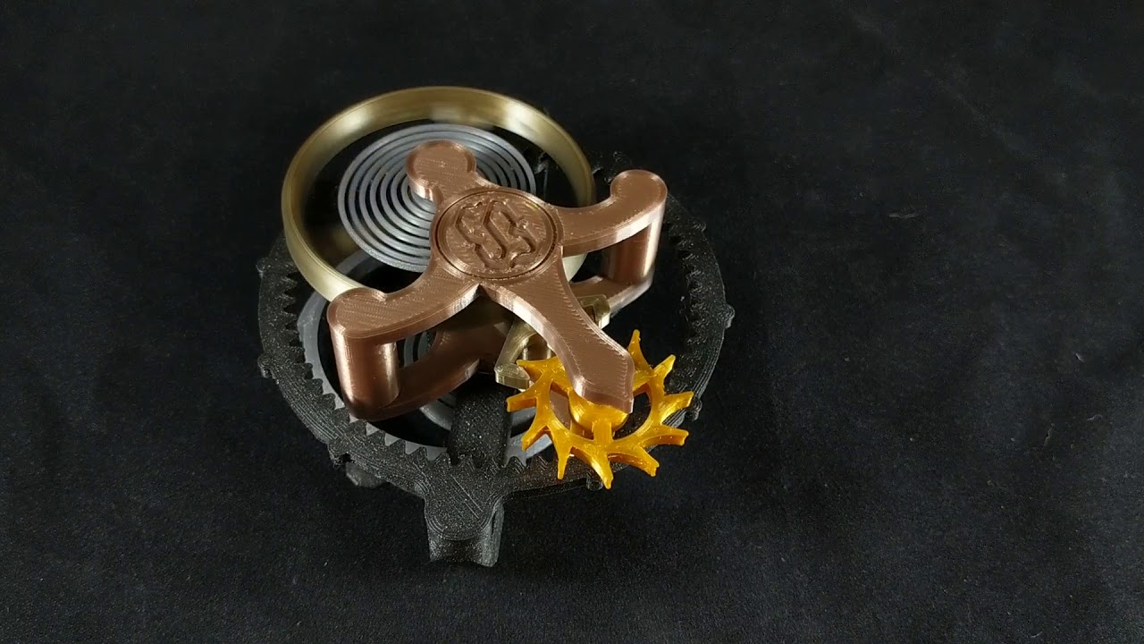 3D Printed Flying Tourbillon