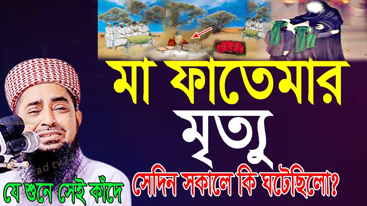 মা ফাতেমার মৃত্যু।সেদিন সকলে কি ঘটেছিলো? Mufti Eliasur Rahman Zihadi।ইলিয়াছুর রহমান