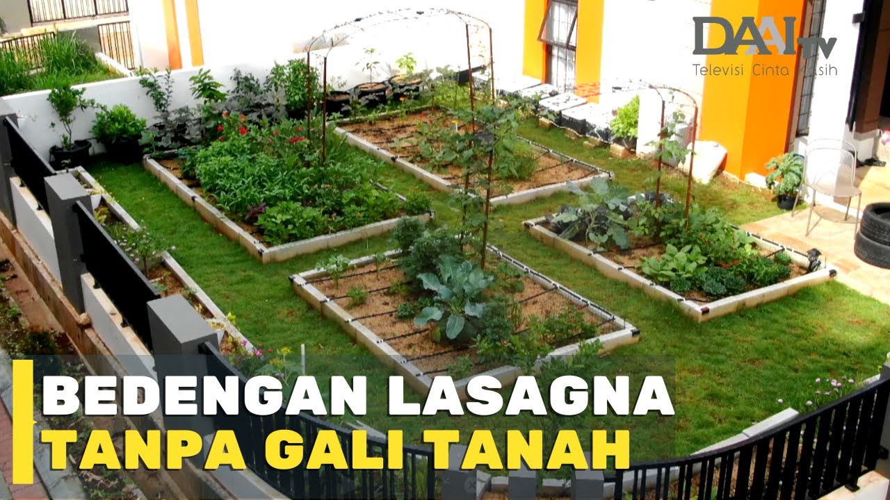 Tips Membuat Bedengan Berlapis Tanpa Menggali Tanah ala Kebun Vieta