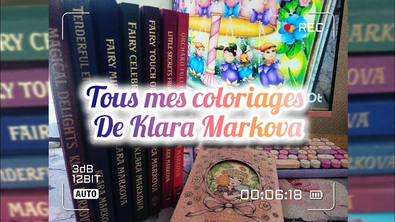 Tous mes coloriages de Klara Markova 🌸