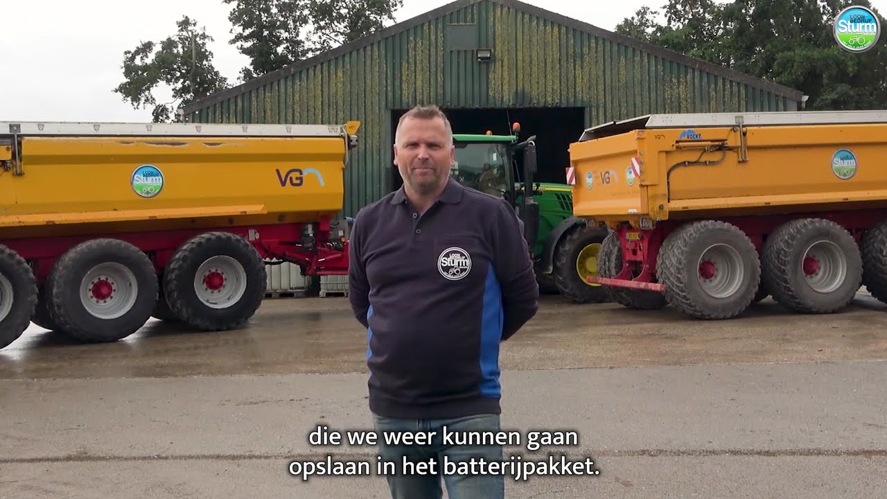 Praktijktest waterstofaggregaat & batterijpakket bij Loonbedrijf Sturm Jacobs | Fieldlab Waterstof