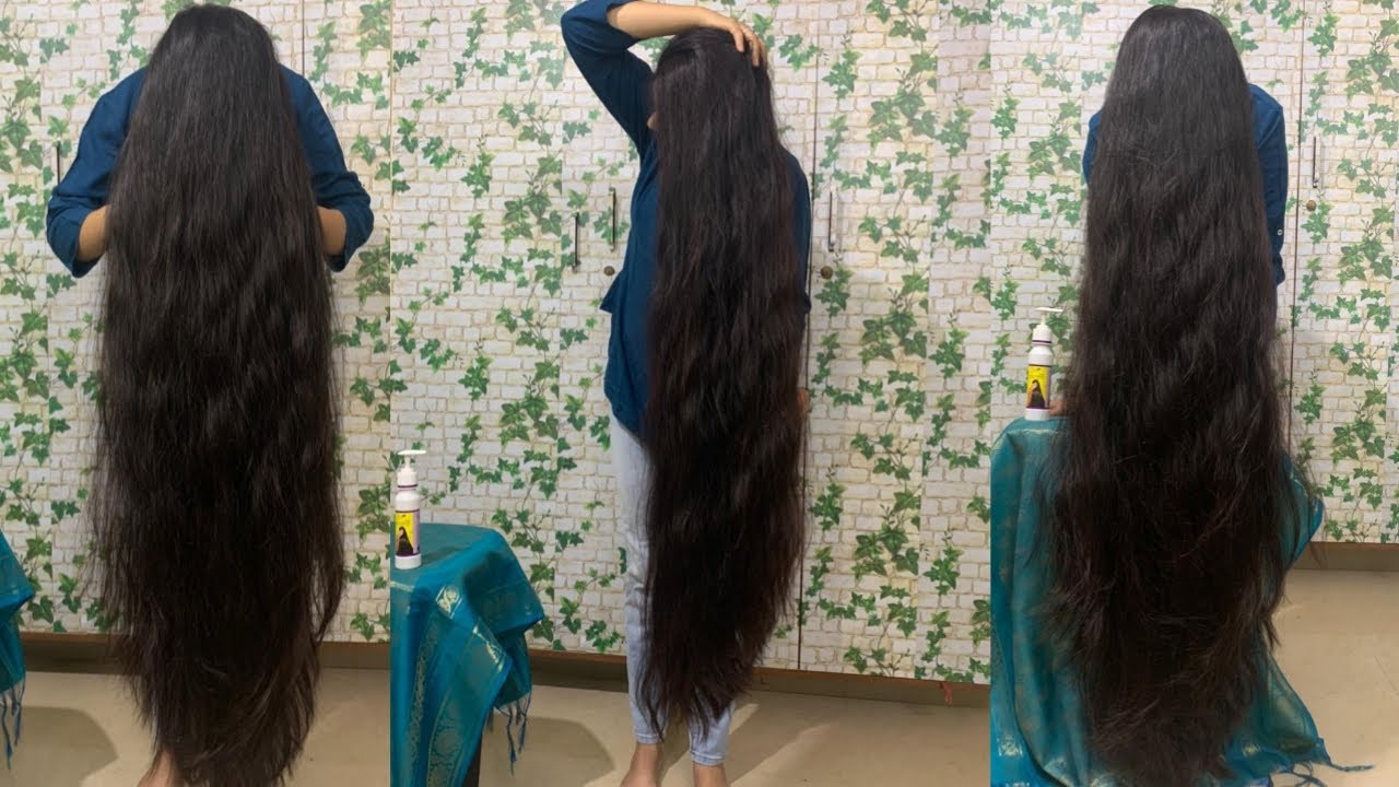 Beautiful Anamika Supper Silky & Shiny Long Hair Playing || Zafran Hair Mask || Zafran Hair Oil User