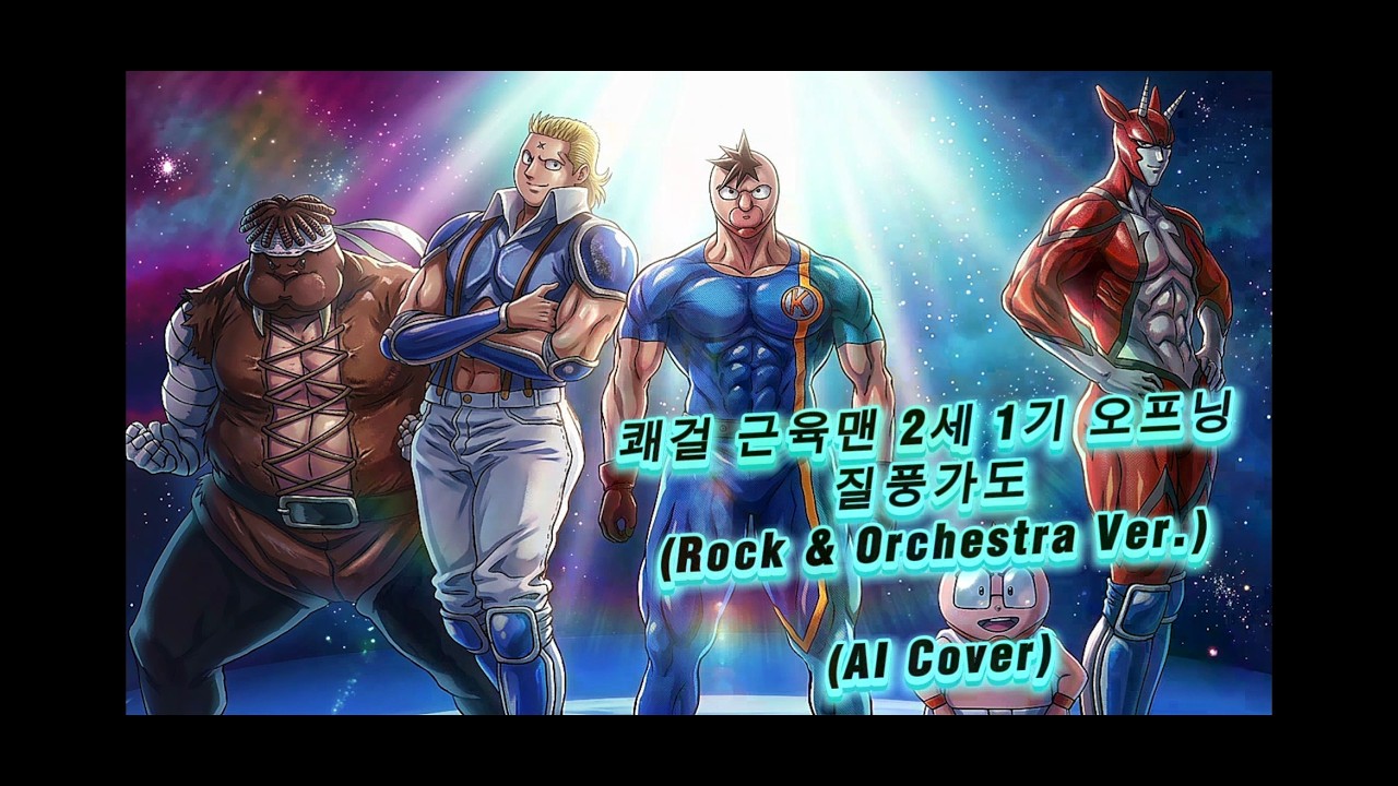 쾌걸 근육맨 2세 1기 OP - 질풍가도 (Rock & Orchestra Ver.) (여성 보컬) (AI Cover)