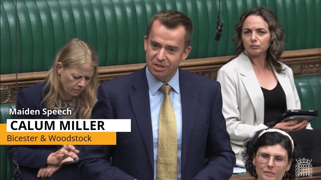 Calum Miller Maiden Speech