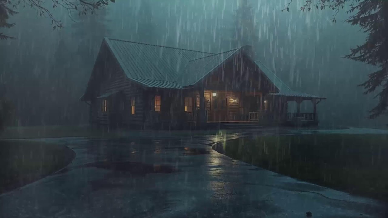 Fall Asleep With The Soothing Sounds Of Rain And Thunder | Rain Sounds For Sleeping ASMR