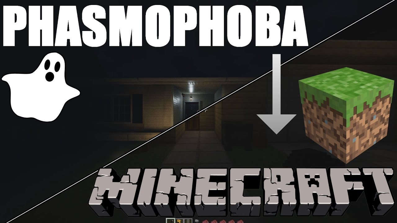 HRAJU PHASMOPHOBII V MINECRAFTU!!!!
