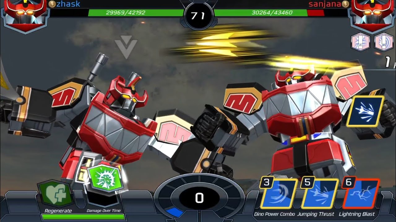 Power Rangers Legacy wars mega Megazord Gameplay 