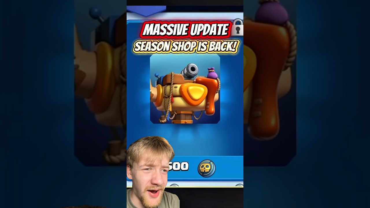 Season shop is back, New Evoltuion, New Hero&rsquo;s and more! #clashroyale #clashroyaleshorts #supercell