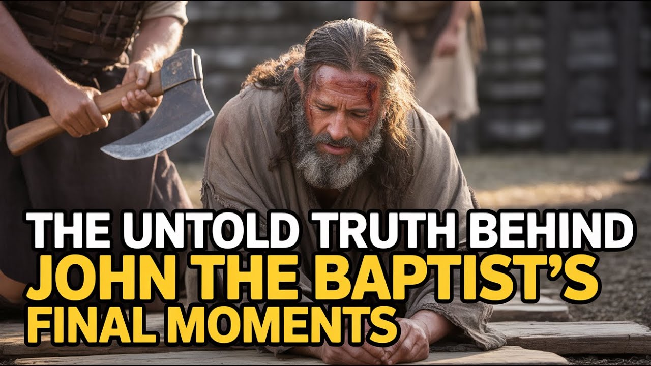 John the Baptist's Final Days: Shocking Secrets and the Truth of His Tragic End