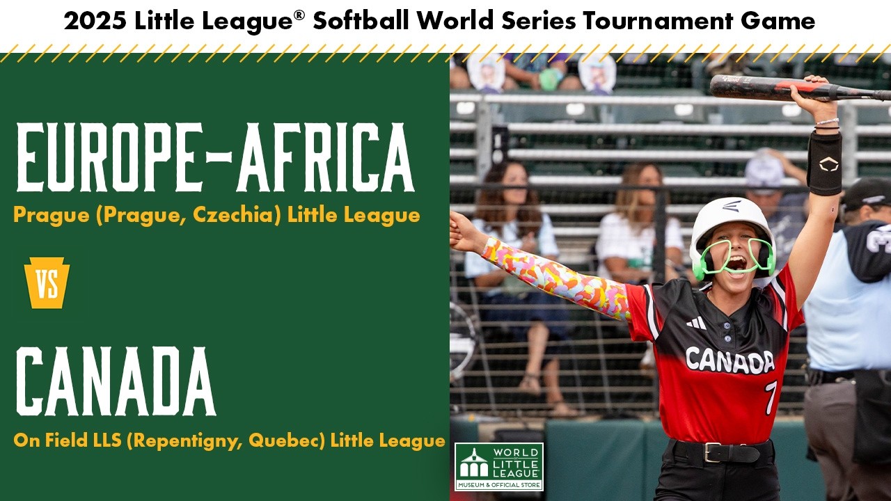 WALK OFF IN EXTRA INNINGS Europe-Africa vs Canada | 2025 Little League Softball World Series 🥎