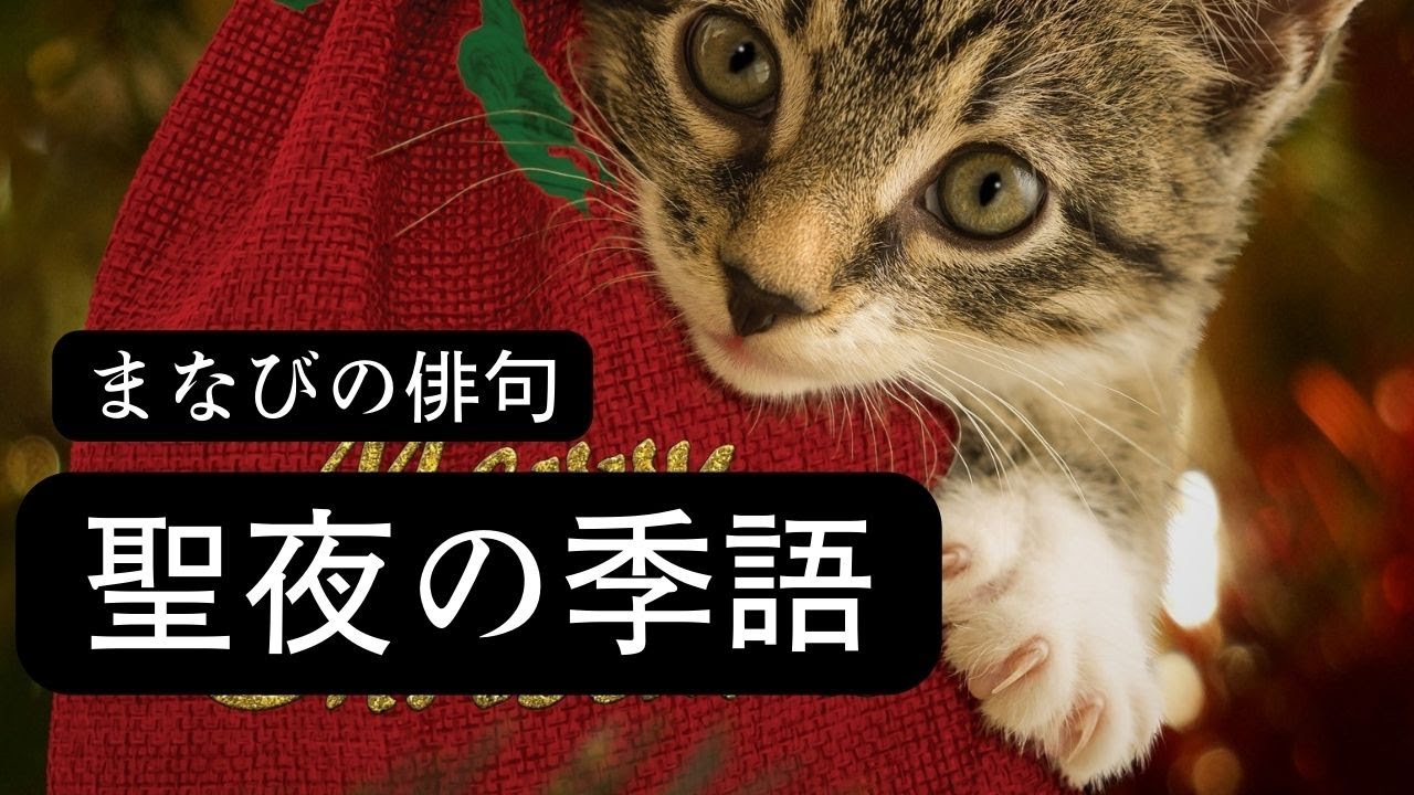 【まなびの俳句】クリスマスの季語