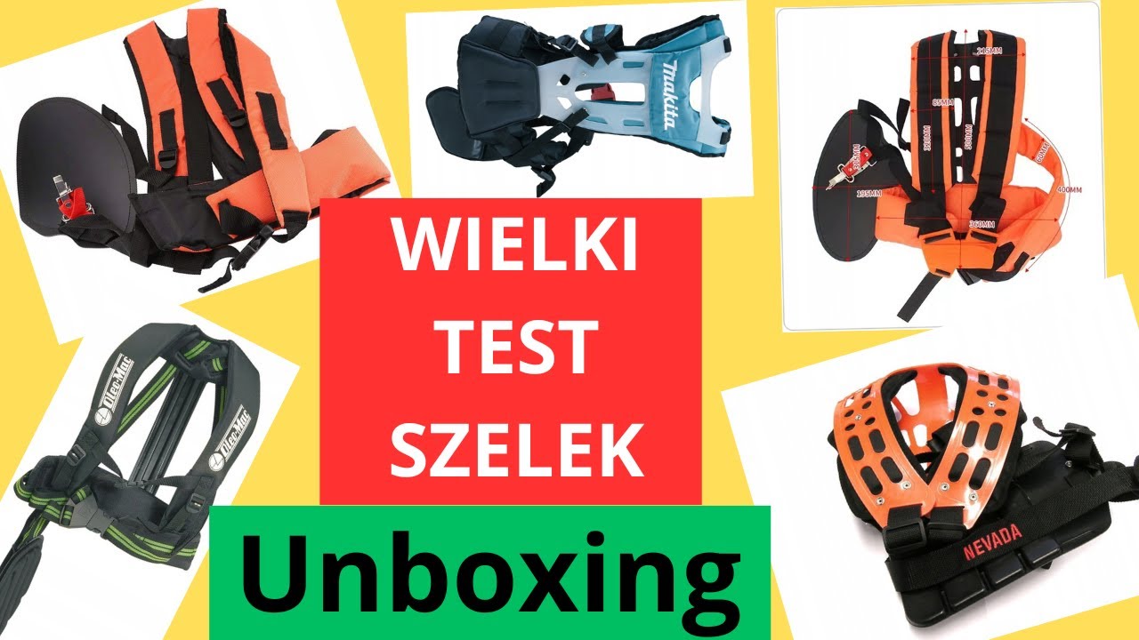 Wielki test profesjonalnych szelek do kos spalinowych za rozsądne pieniądze!! Część 1 Unboxing!