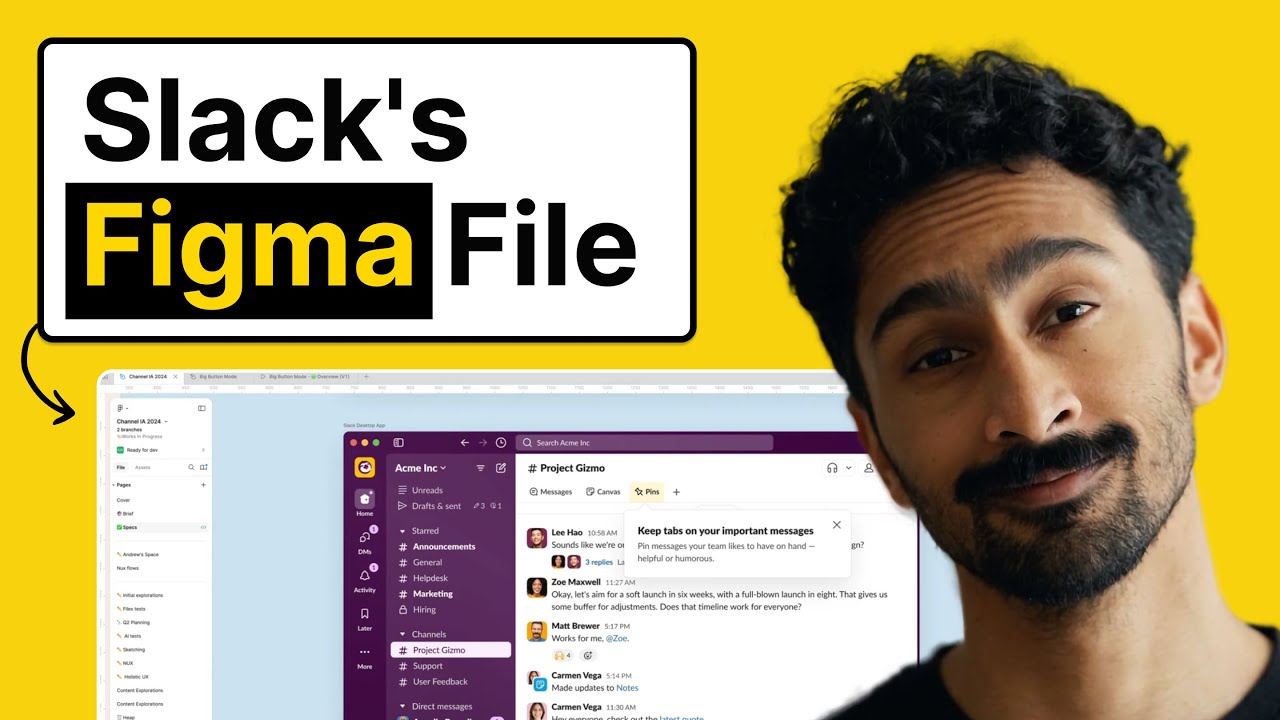 How a designer at Slack organizes Design Iterations in Figma