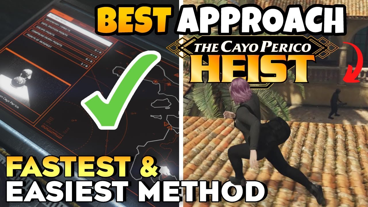 GTA Online BEST CAYO PERICO HEIST APPROACH (Fastest & Easiest) SOLO FULL STEALTH With No Alert GUIDE