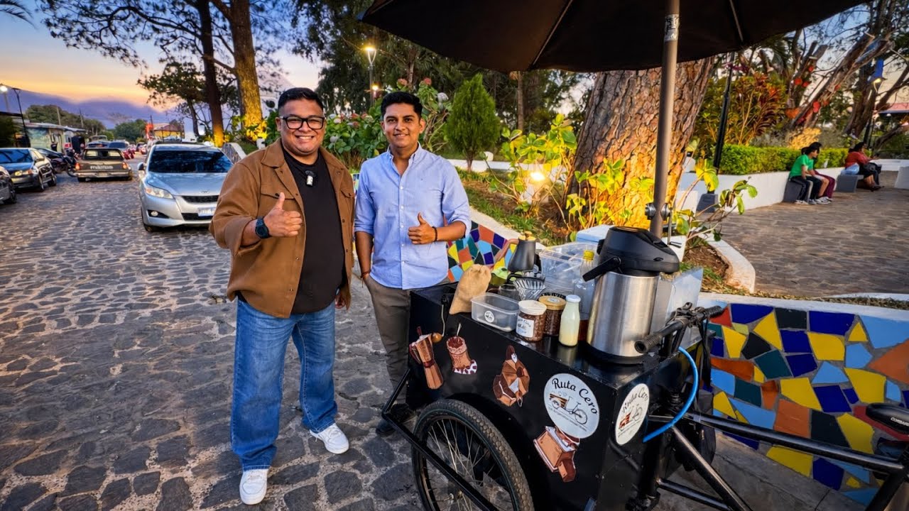 CAFÉ GOURMET EN las CALLES de EL SALVADOR 🇸🇻 *Joven sin miedo a Emprender* 