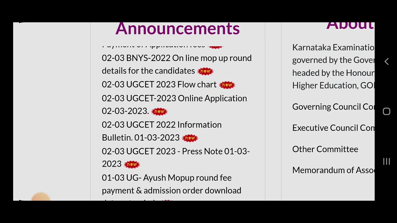 KCET Registration Process Started | KCET 2023 Application