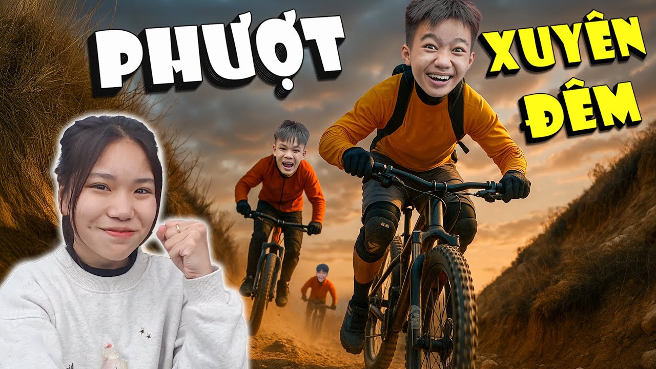 Thử Thách Đi Phượt Xuyên Đêm Bằng Xe Đạp - Binz Đột Nhiên Mất Tích | Min Min TV Minh Khoa
