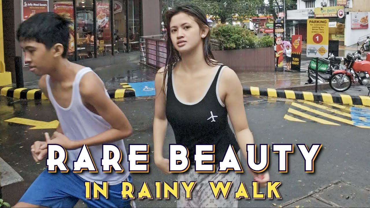 SUDDEN BEAUTY IN SUPER HEAVY RAIN UNFORGETABLE RAINY WALK EXPERIENCE IN QUEZON CITY [4K] 🇵🇭