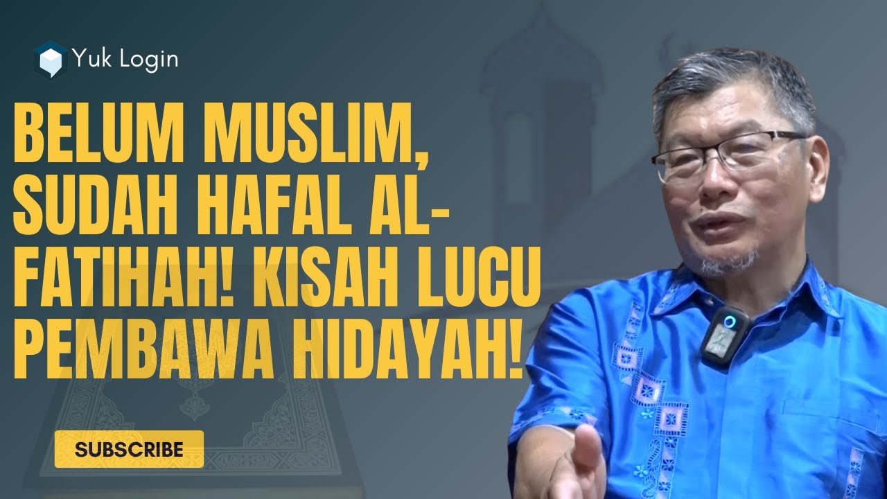 Berawal karena ikut-ikutan pelajaran Islam di kelas, sekarang jadi Mualaf...!