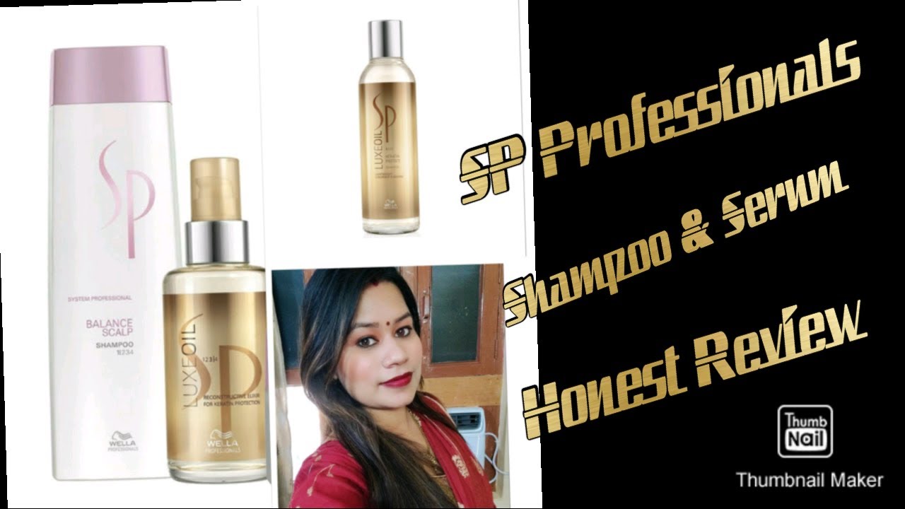 Wella Professionals SP shampoo and serum // My Haircare Products //Honest Review