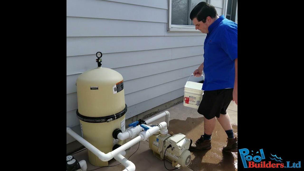 Как запустить насос для бассейна