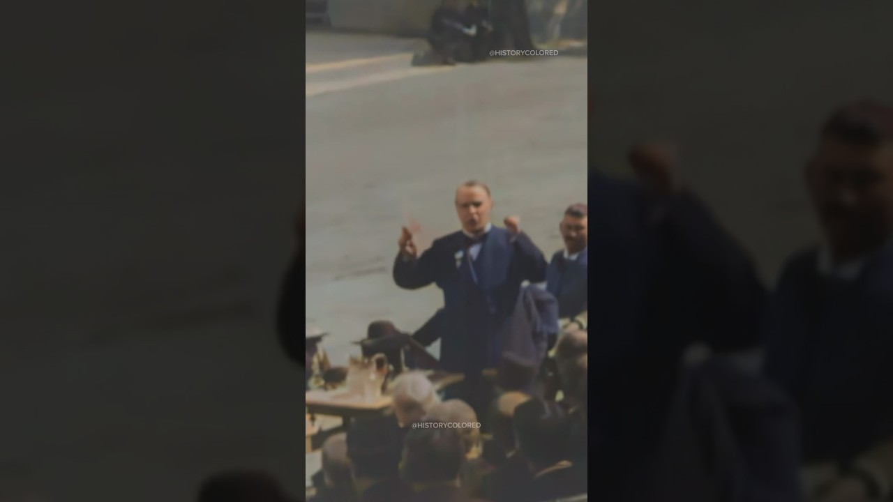 William McKinley in 1901 - Restored Footage