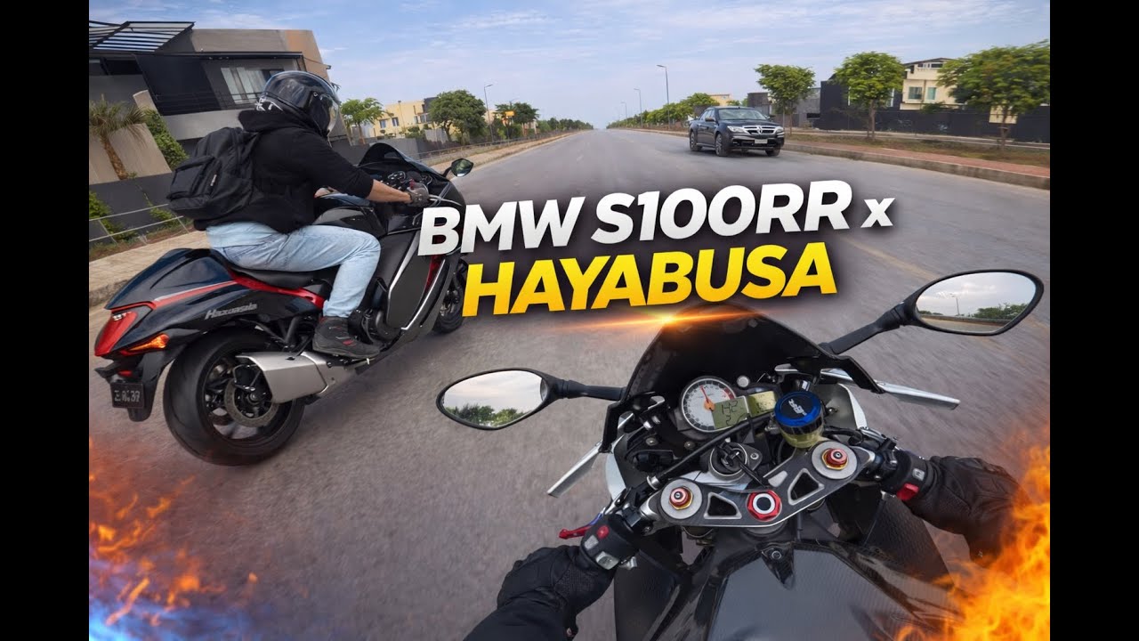 HEADPHONES ON 🔊 BMW S1000RR x Hayabusa | Raw Exhaust Revs & Pulls