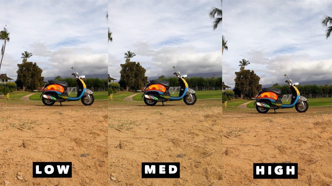 GoPro Hero8 Sharpness Settings (comparison) GoPro Tip #661 | MicBergsma