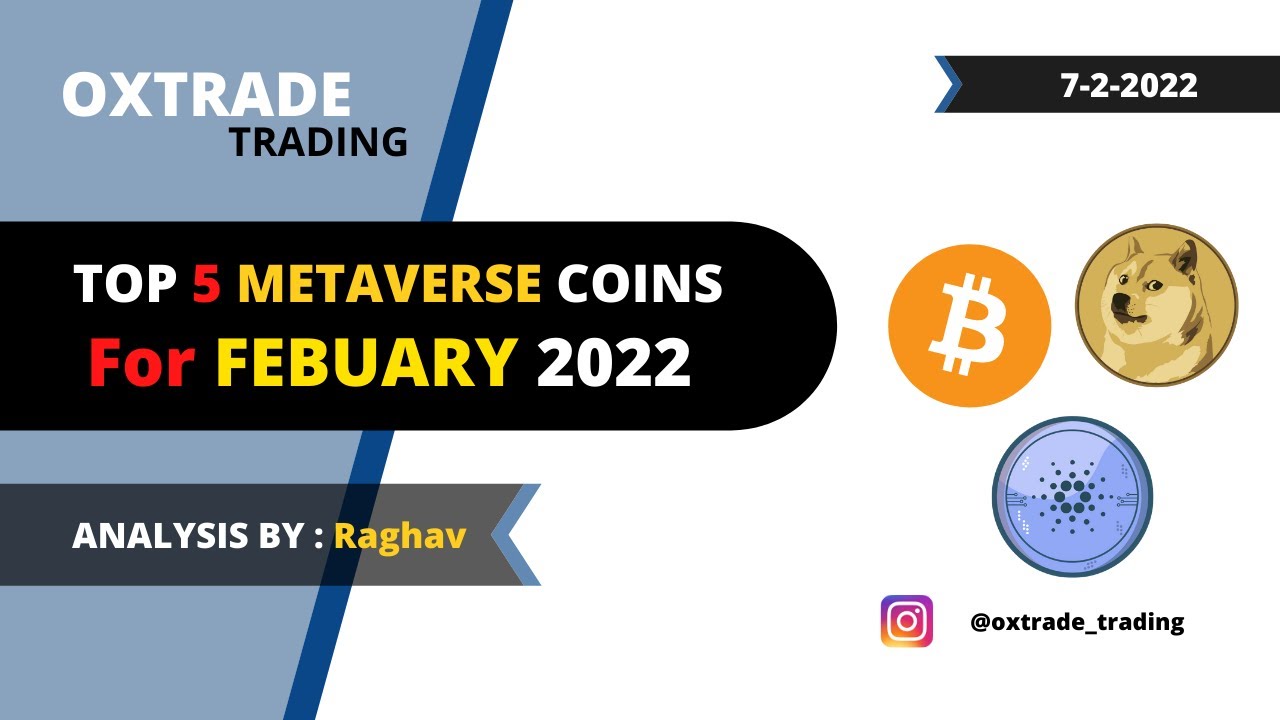 Top 5 metavers coin for February 2022 #metaverse #mana #sand