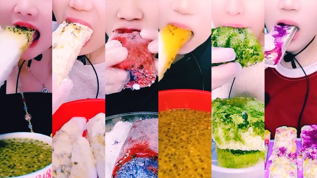 EVERYONE HAVING ASMR ICE BARS, ICE BLOCKS, ICE ROLLS MUKBANG || Ice Lover 