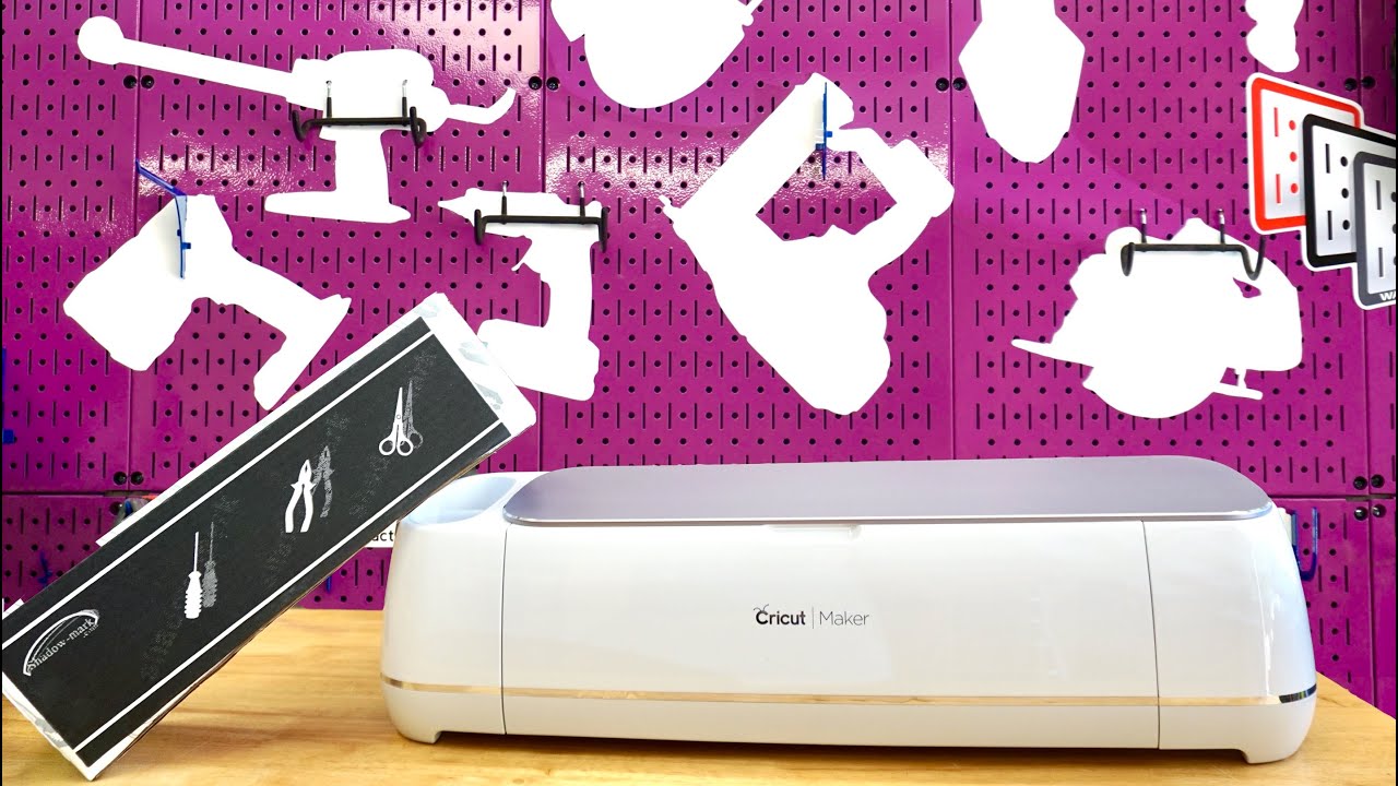Как сделать виниловую доску для тени инструментов с помощью Cricut Maker