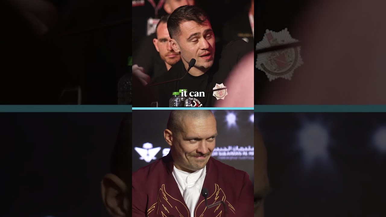 Dave Allen is a brave man 😳 The White Rhino predicts a Fury win metres away from Usyk 🤏