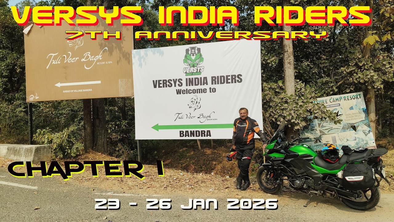 Versys India Riders Annual Meet at Pench |  7th Anniversary | 23 - 26 Jan 2026