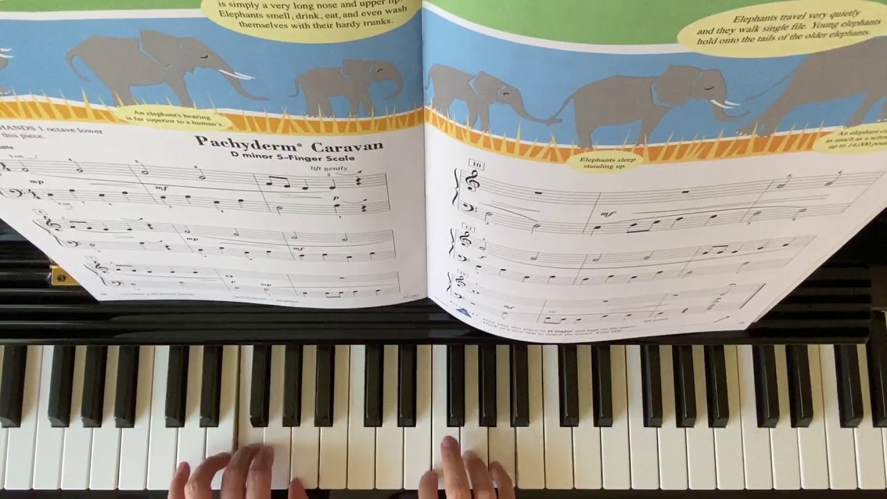 &ldquo; Pachyderm Caravan&rdquo; Piano Adventure Performance Book Level 2A