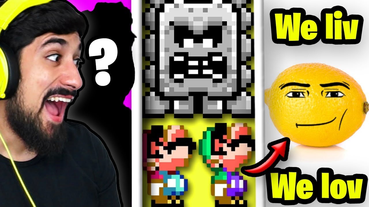 SI PIERDO SALE UN MEME ALEATORIO 7 😳 CON SERGY | SUPER MARIO MAKER 2