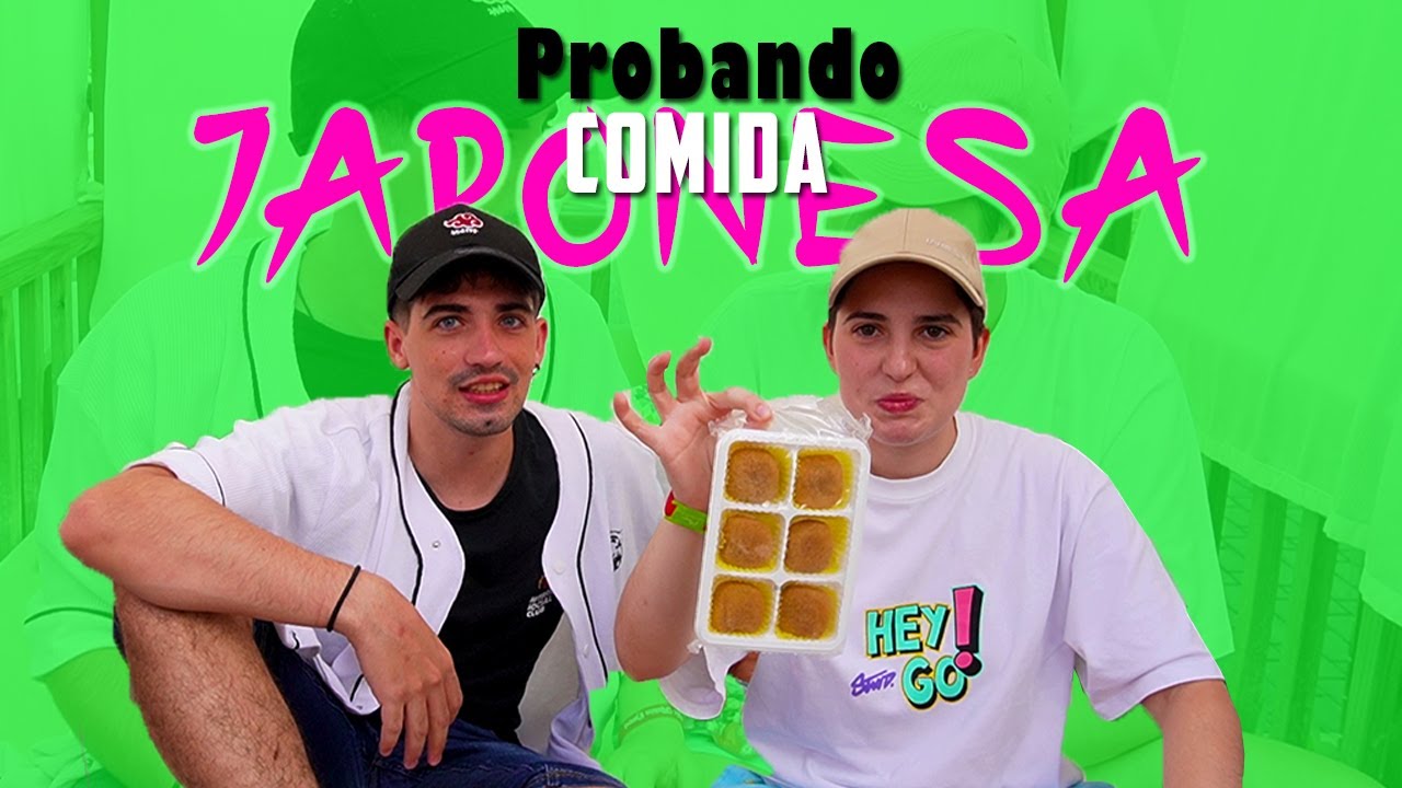 Probando COMIDA JAPONESA con SERGIO JURADO