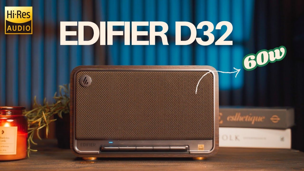RETRO DESIGN | Edifier D32 Portable Speaker Review | VS Audiopro T3
