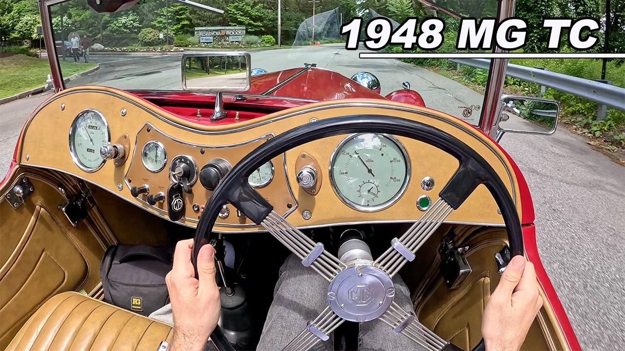 1948 MG TC — За рулём смертельно опасной консервной банки, на которой гонял твой дед (бинаурально...
