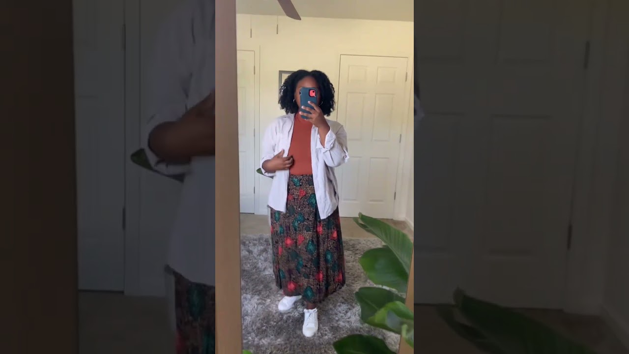 Quick #modestoutfit check | #biblicalwomanhood #blackhomemaker #modestal