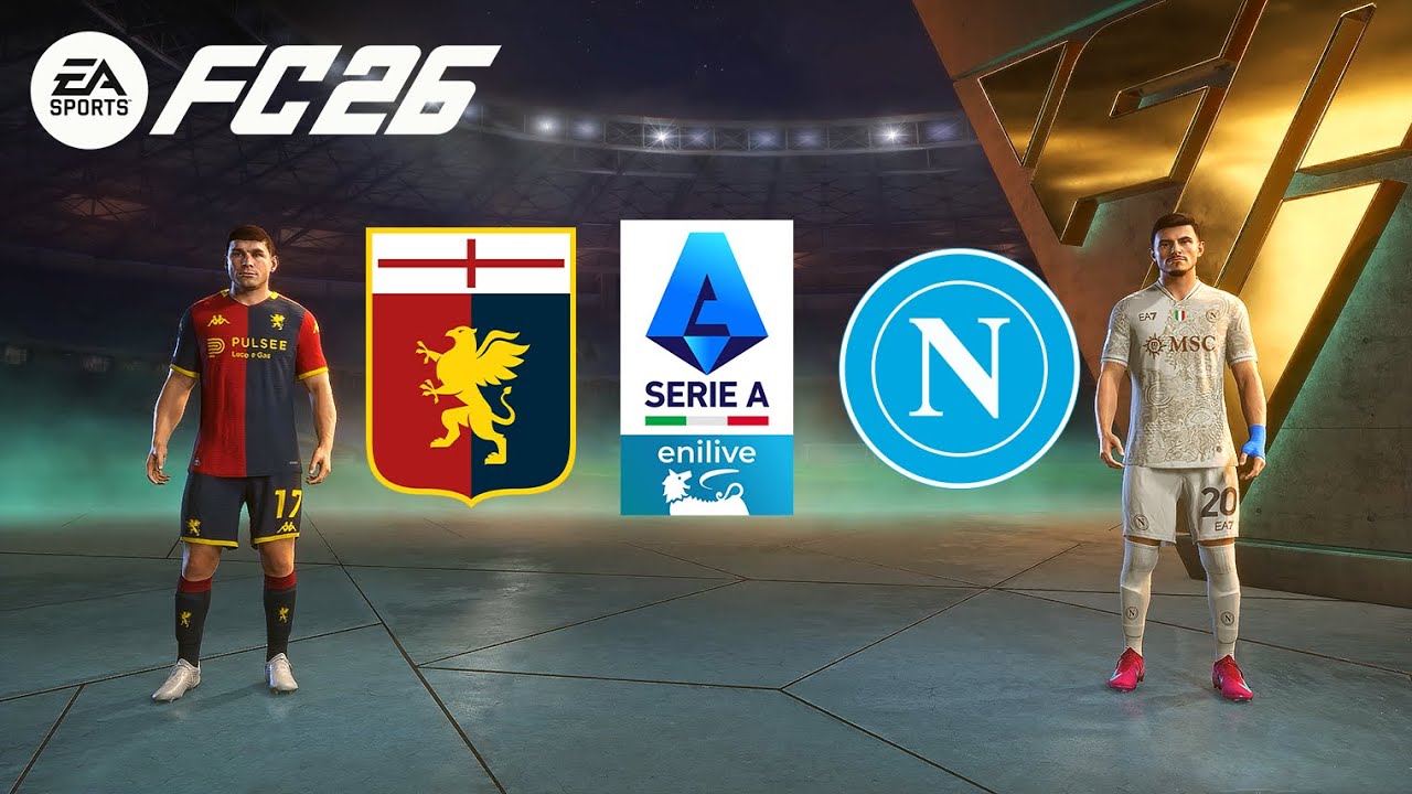 FC 26 - Genoa vs Napoli - Serie A 2026 giornata 24 modalità competizione simulazione