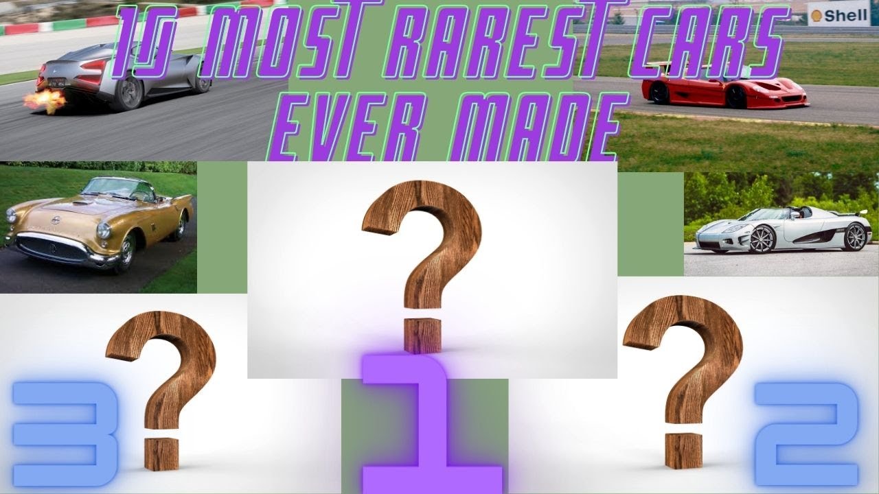 Top 10 most Rarest cars ever built | Top 10