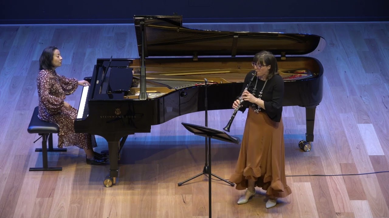 Small Music by Drew Crawford (1999); performed by Nicole Canham (Clarinet) and Aura Go (Piano)