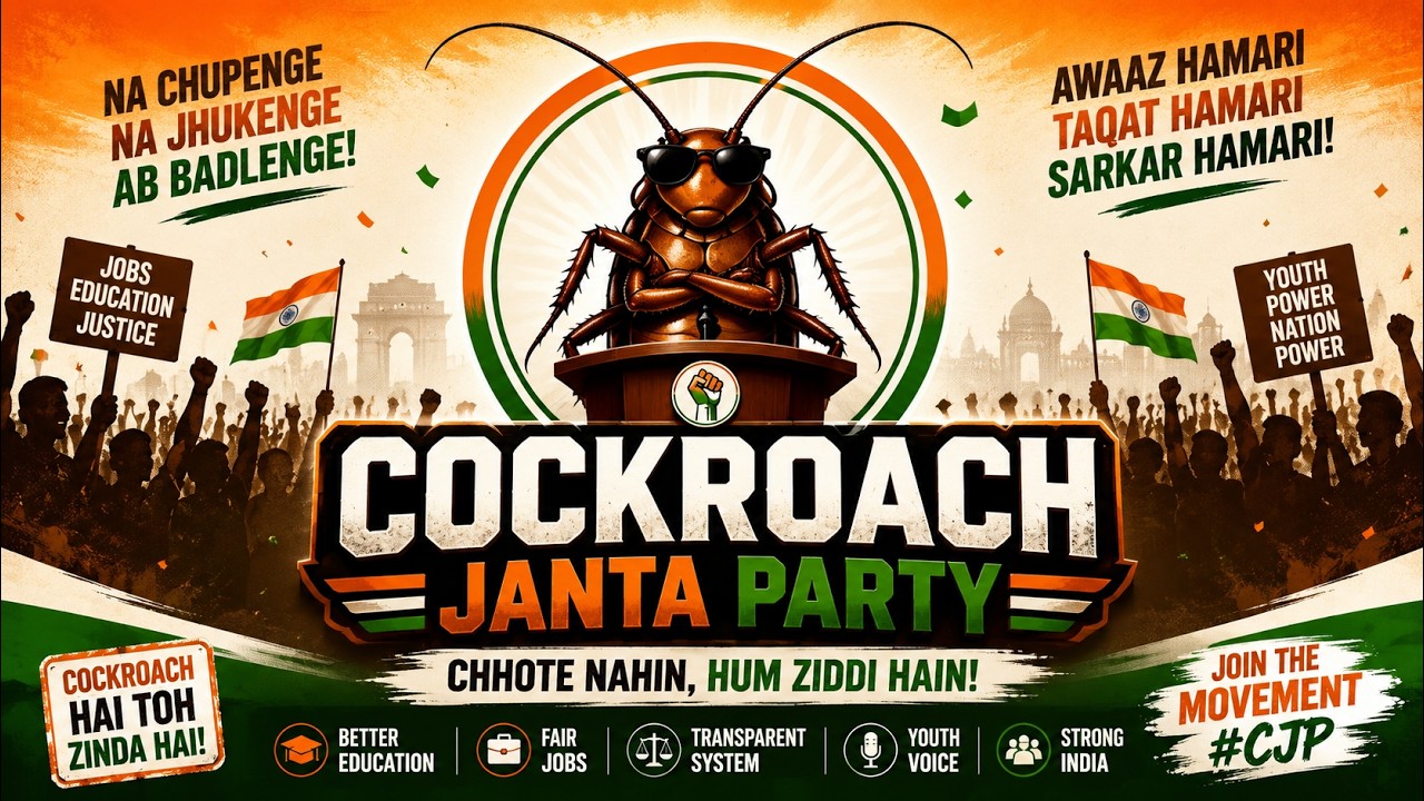 The Rise of the Cockroach Janta Party | Viral Youth Movement in India