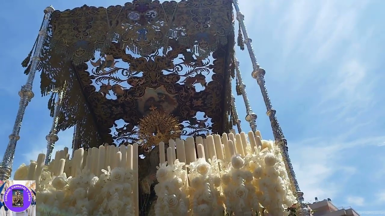 Salida Virgen del Amparo (Borriquita) Cádiz 2025