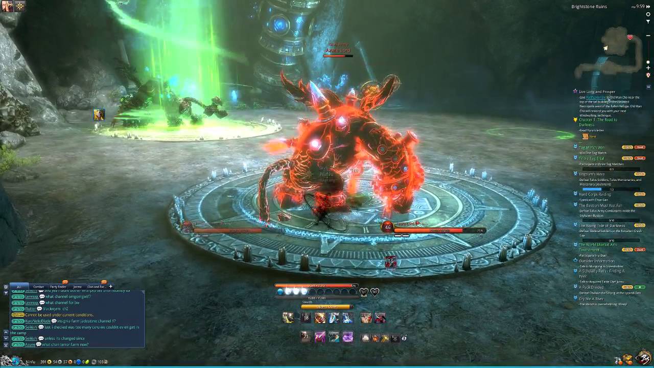 BnS Eu Best PVE Assassin Speed run Brightstone Ruins