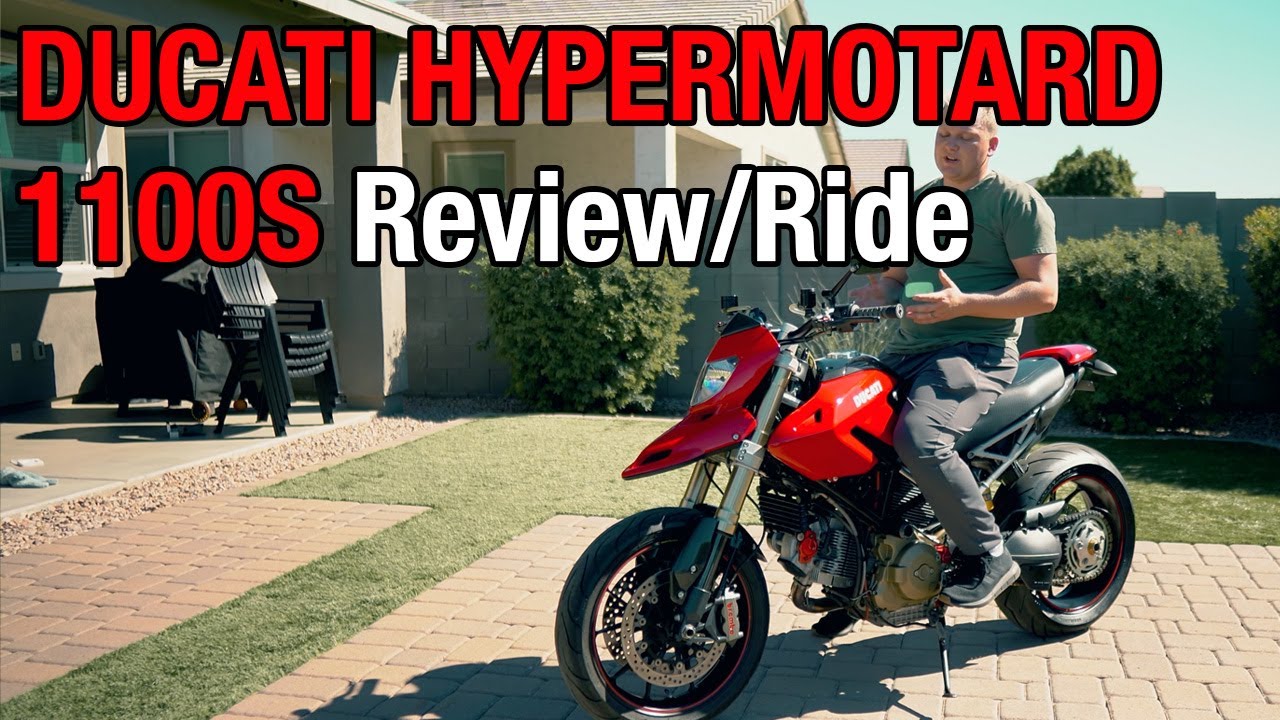 Модифицированный Ducati Hypermotard 1100S — Абсолютная машина для хулиганов в разрешении 4K.