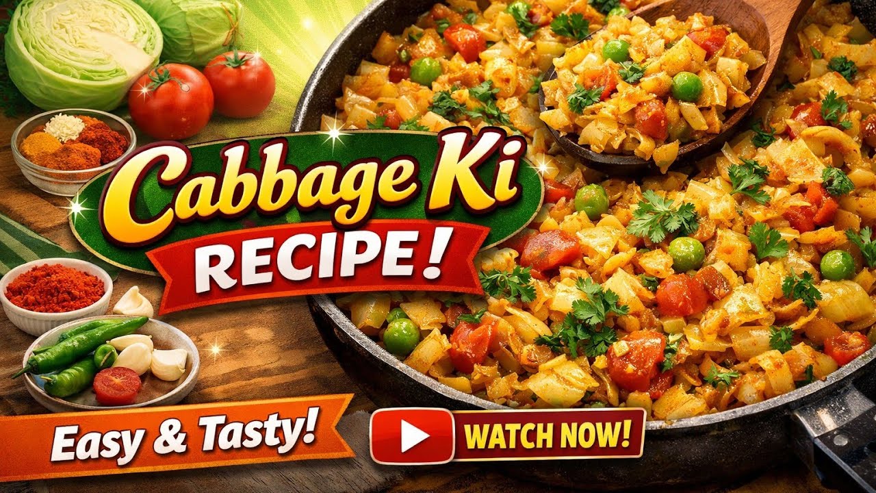Aalu Pattagobhi ki sbji || The Foodie MD || #viral #food #aalupattagobhi 