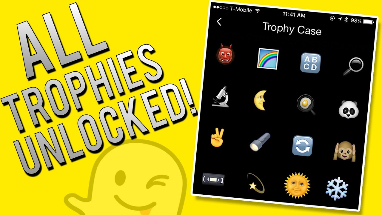 How To Unlock ALL Snapchat Trophies - Full Achievement List