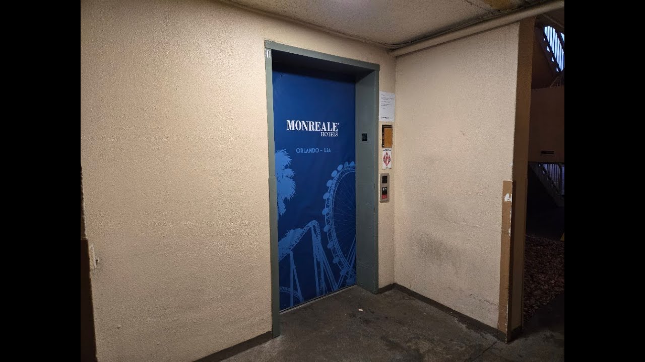 Rough Older Otis Series 1 LRV Elevators @ SonoHotel I Drive in Orlando FL